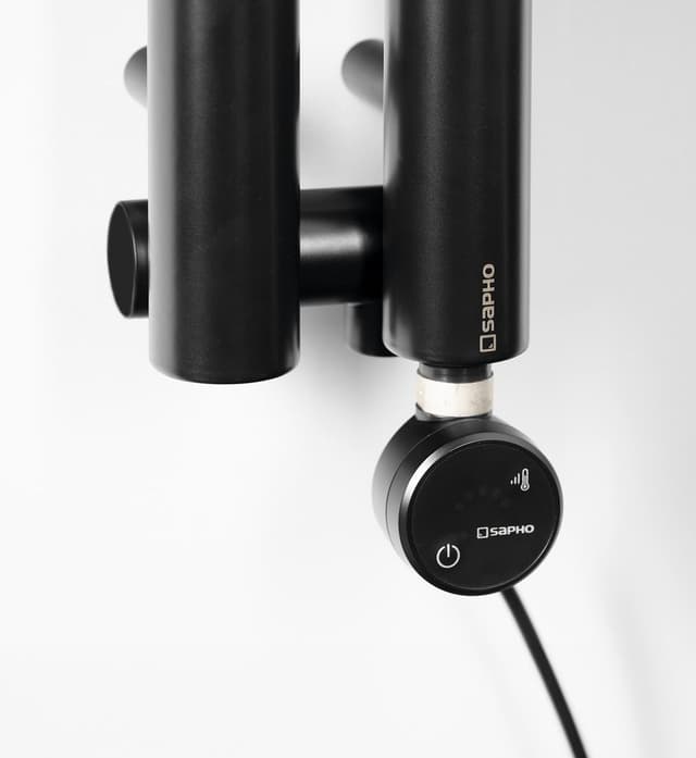 MOA grzałka elektryczna z termostatem, bluetooth, 800 W, czarna