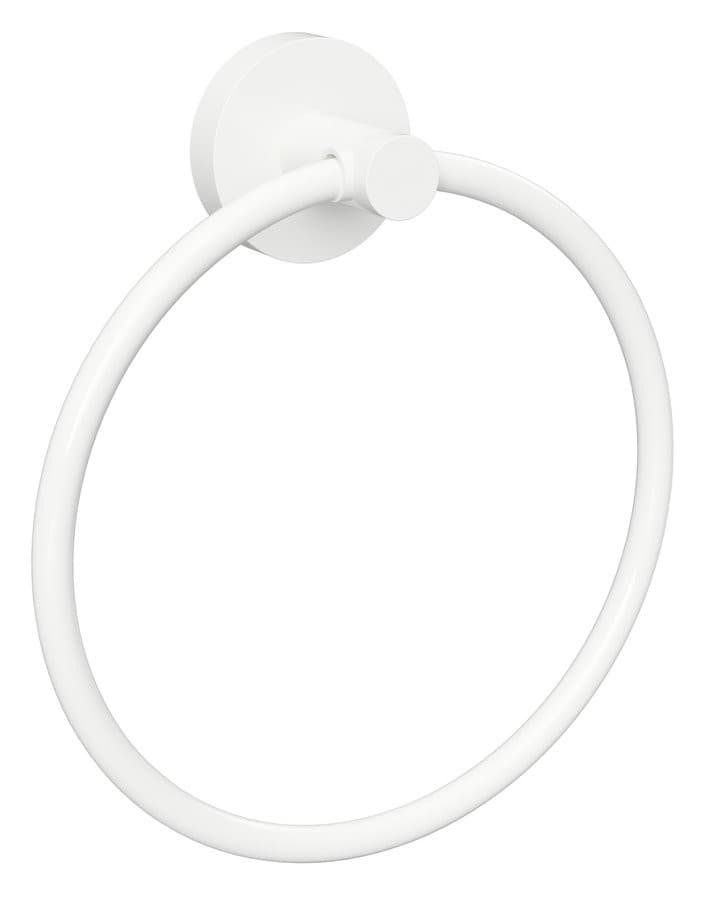 X-ROUND WHITE wieszak na ręczniki koło, biały