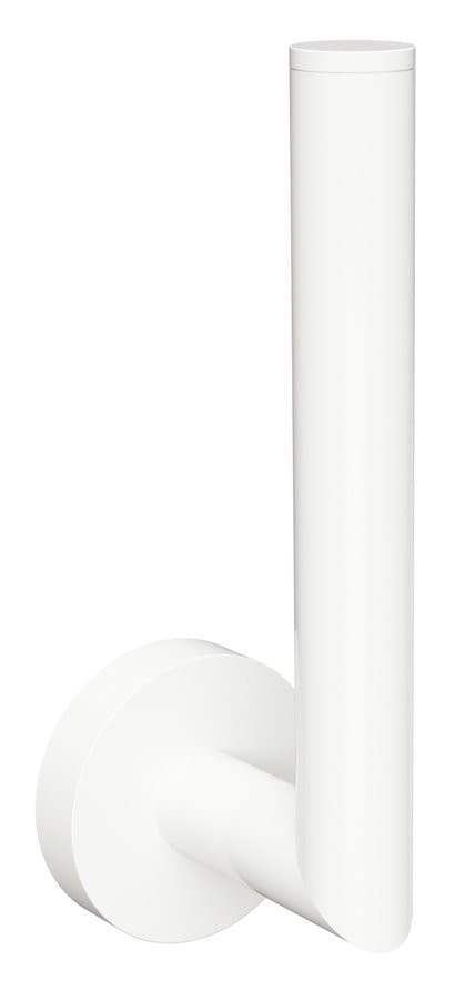 X-ROUND WHITE rezerwowy wieszak na papier toaletowy, biały