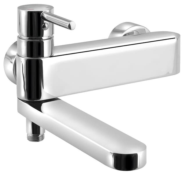 RHAPSODY bateria wannowa ścienna z obrotową wylewką, chrom