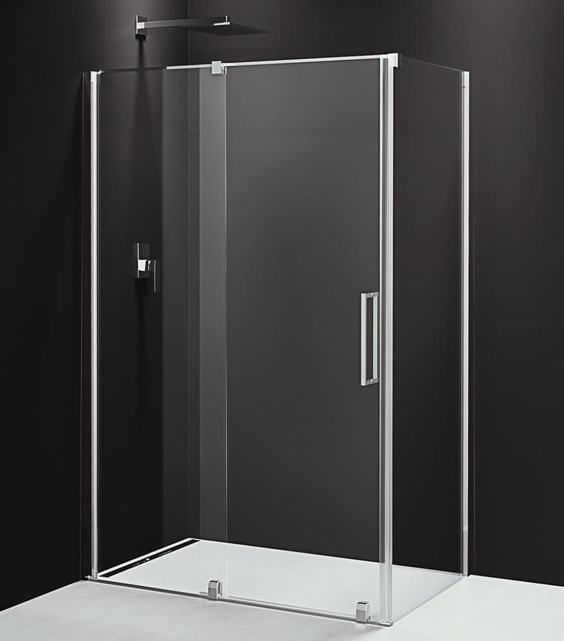 ROLLS Kabina Prysznicowa 1200x900 mm, Przesuwna, Bezprofilowa, Szkło Czyste