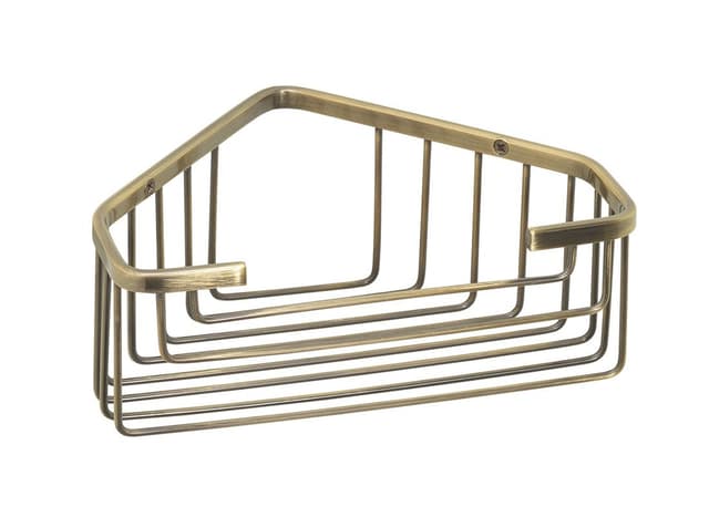 Półka narożna SMART do kabiny prysznicowej, brązowa, 200x80x151 mm
