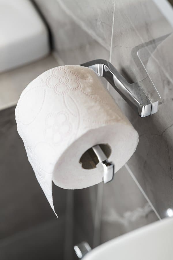 SAMOA wieszak na papier toaletowy bez klapki, chromowany