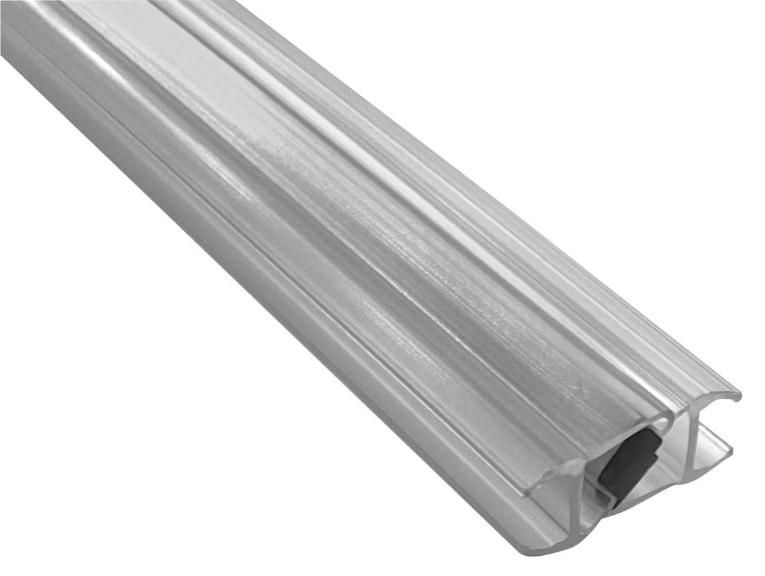 Zestaw uszczelek magnetycznych 45°, do szkła 6/6mm, 1900mm