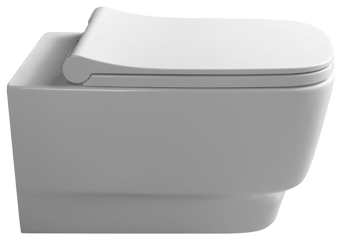 BELLO wiszące WC, Rimless, 35,5x53cm, białe