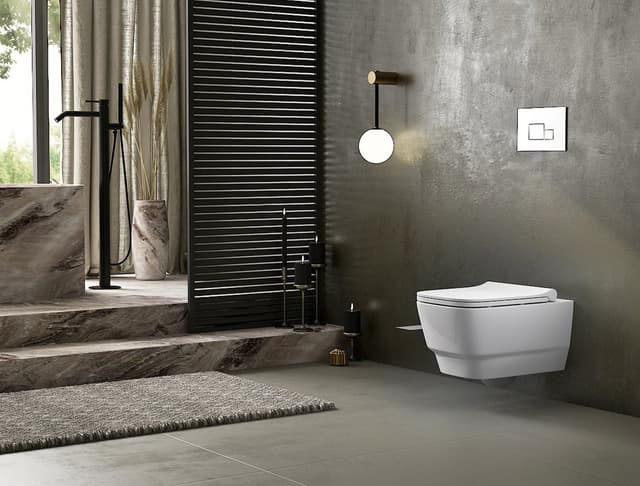 BELLO wiszące WC, Rimless, 35,5x53cm, białe