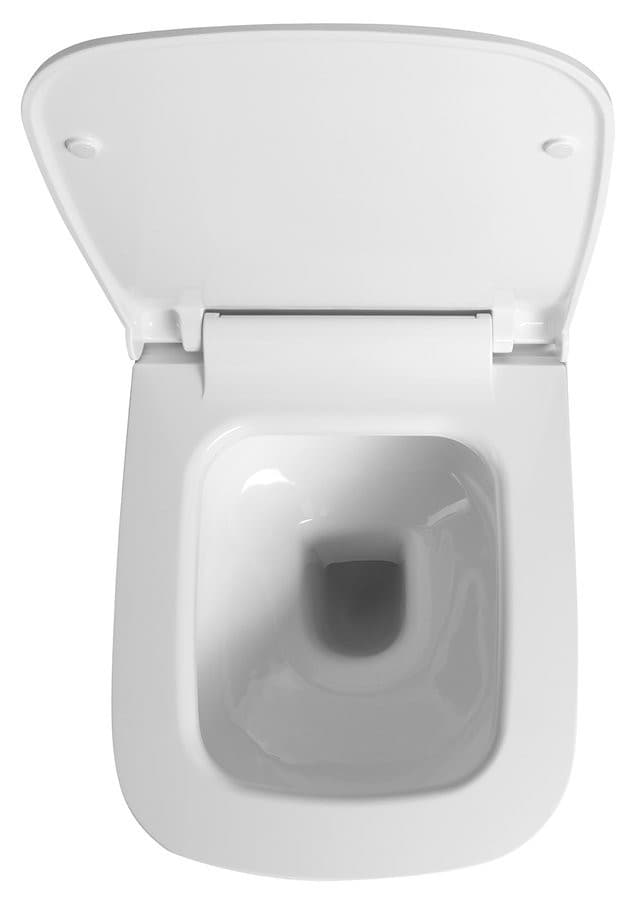 BELLO wiszące WC, Rimless, 35,5x53cm, białe