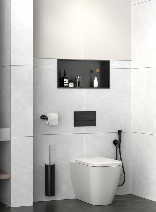 INSERTA półka wpuszczana, 510x270mm, stal nierdzewna, gun metal
