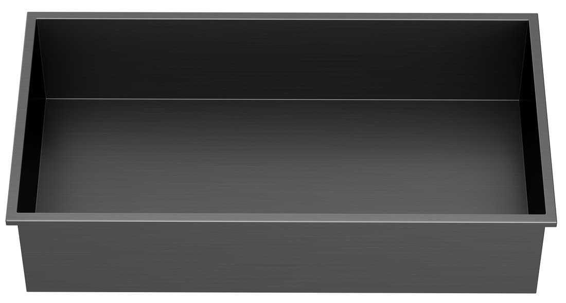 INSERTA półka wpuszczana, 510x270mm, stal nierdzewna, gun metal