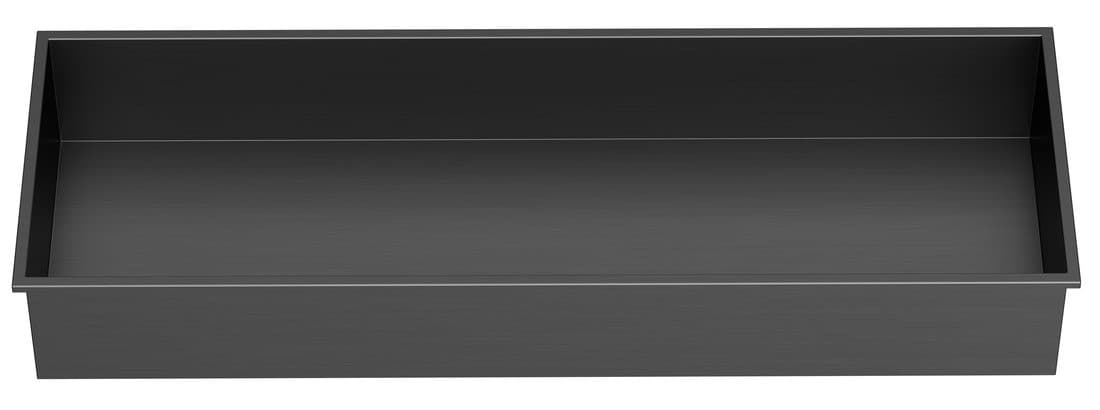 INSERTA półka wpuszczana, 810x270mm, stal nierdzewna, gun metal