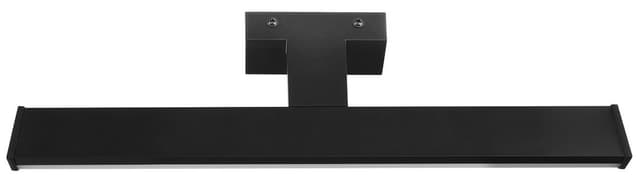 CHICAGO LED oświetlenie 400x120mm, 8W, 230V, plastik, czarny mat