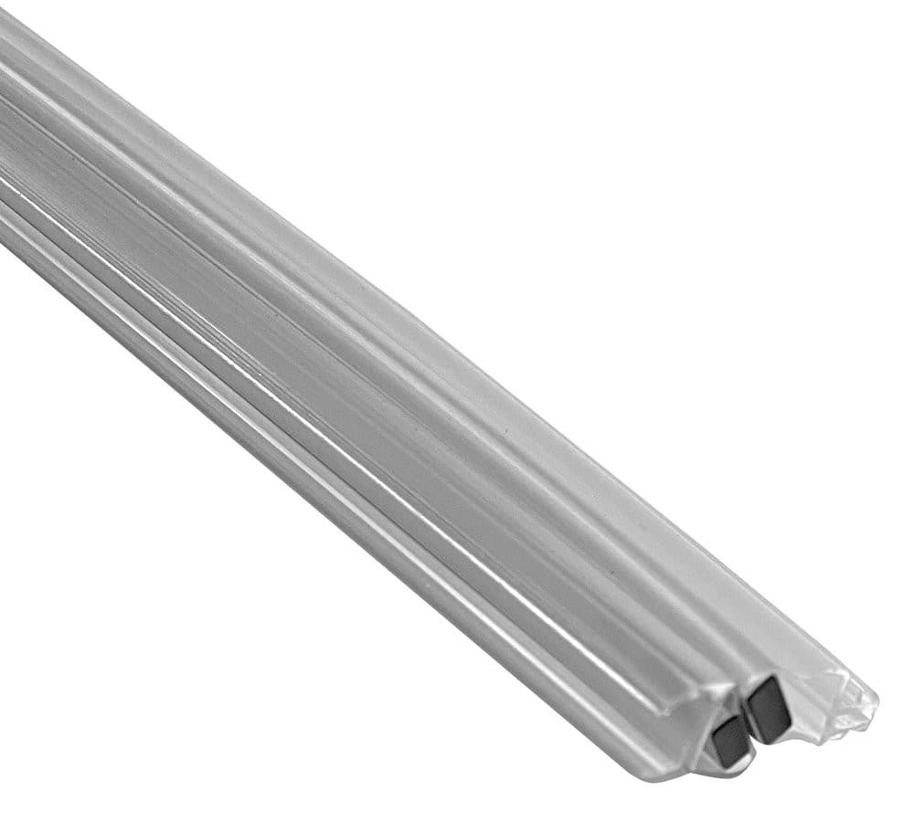 Zestaw uszczelek magnetycznych, 45°, szkło 6mm i profil, 1900mm
