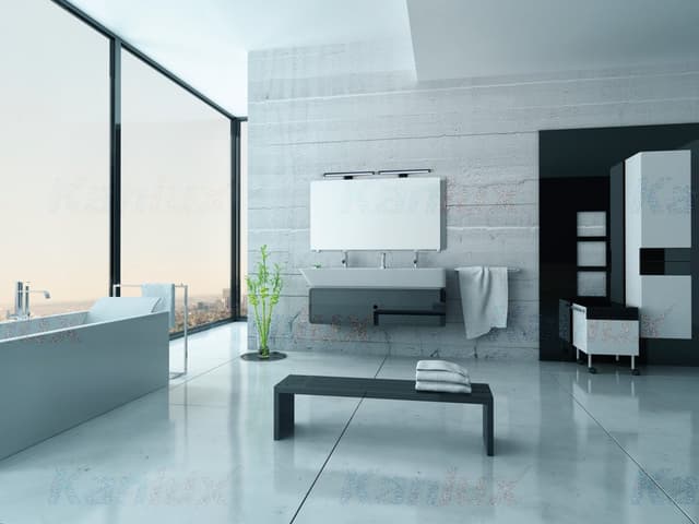 ASTEN oświetlenie LED, ścienne, 12W, 600x110mm, czarny mat
