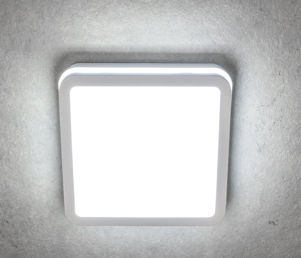 BENO Lampa sufitowa LED 260x260mm, 24W, biała