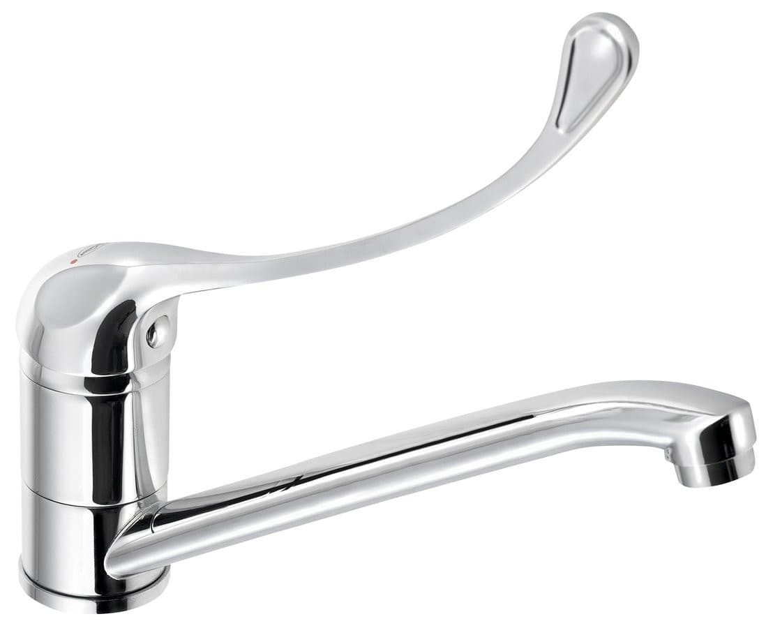AQUALINE 35 bateria kuchenna z dźwignią medyczną, chrom (SENIOR)