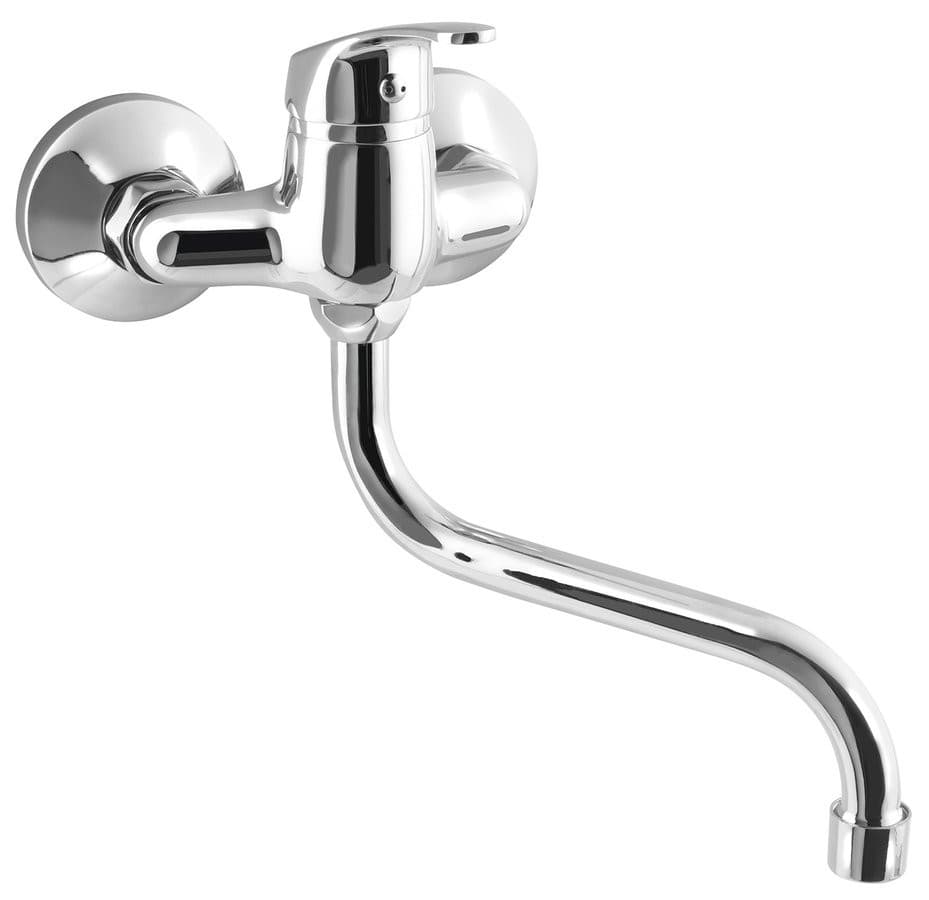 AQUALINE 35 bateria ścienna 100mm, uchwyt S, chrom