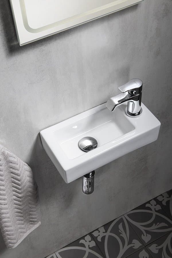 SMALL bateria umywalkowa bez odpływu, chrom