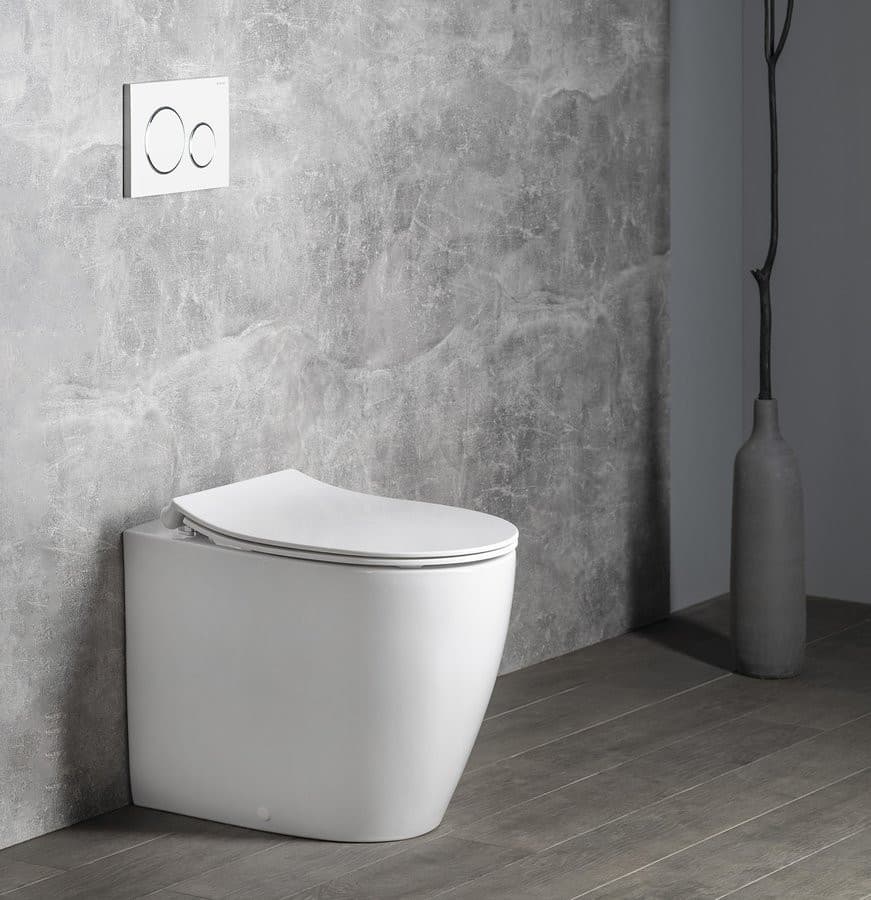 SENTIMENTI miska WC 36x52 cm, Rimless, dolny i tylny odpływ, biały