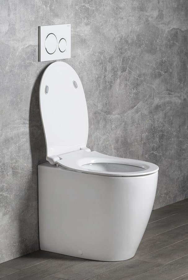 SENTIMENTI miska WC 36x52 cm, Rimless, dolny i tylny odpływ, biały