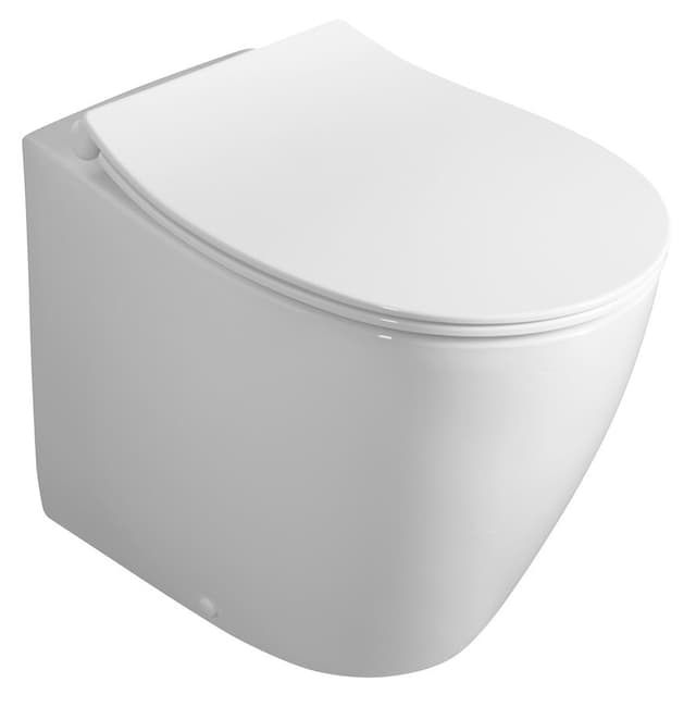 SENTIMENTI miska WC 36x52 cm, Rimless, dolny i tylny odpływ, biały