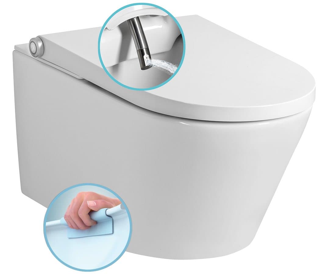 VEEN CLEAN wiszące WC z elektronicznym bidetem