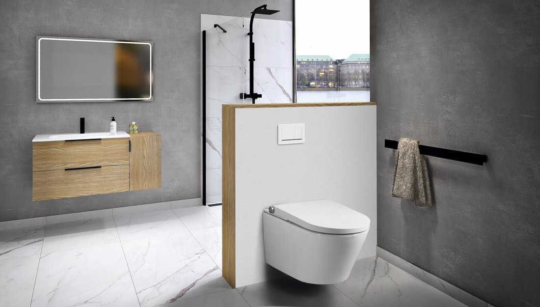 VEEN CLEAN wiszące WC z elektronicznym bidetem