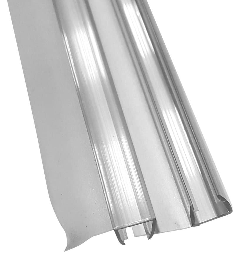 Zestaw uszczelek pionowych do szkła 8 mm, długość 2000 mm