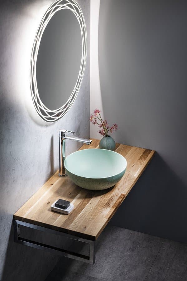 Blat WOODY z litego drewna dąb naturalny 1300x28x500mm