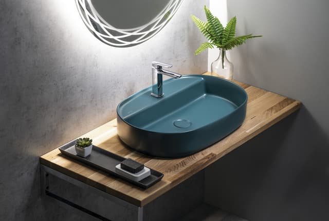 Blat WOODY z litego drewna dąb naturalny 1300x28x500mm