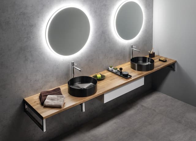 Blat WOODY 2000x28x500mm, lity dąb naturalny