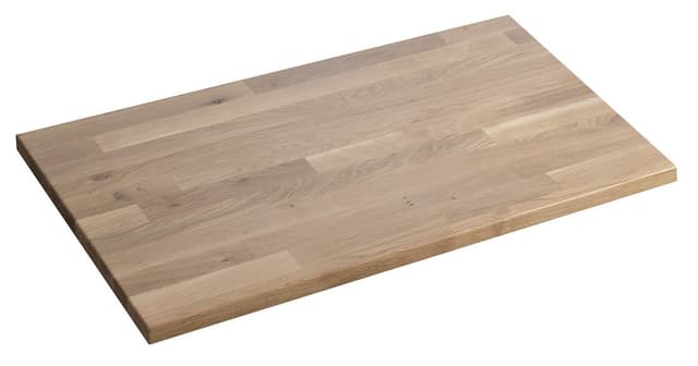 Blat WOODY 756x28x463mm, lite drewno dąb naturalny (seria SKA)
