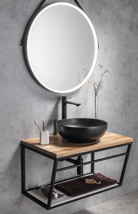 Blat WOODY 756x28x463mm, lite drewno dąb naturalny (seria SKA)