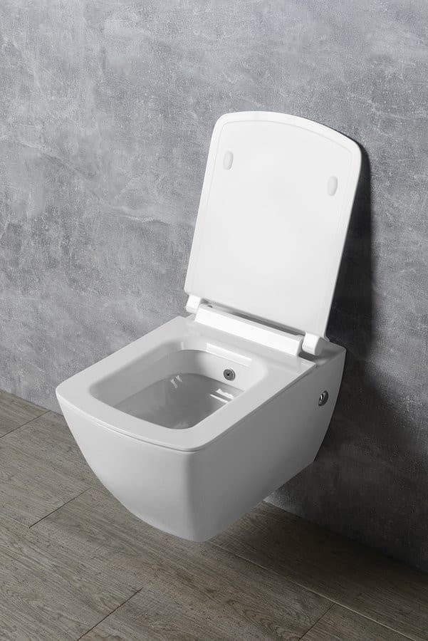 PURITY deska WC SLIM z systemem Soft Close, biała