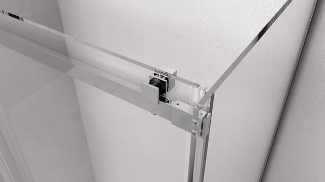 Ścianka boczna THRON, 900 mm, szkło przezroczyste z powłoką Antidrop