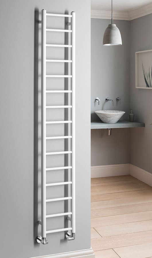 DINA grzejnik łazienkowy 300x1740 mm, stalowy biały
