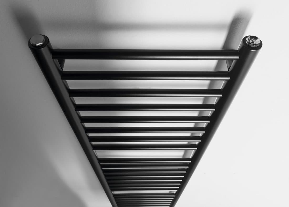 DINA grzejnik łazienkowy 400x1560 mm, matowy czarny