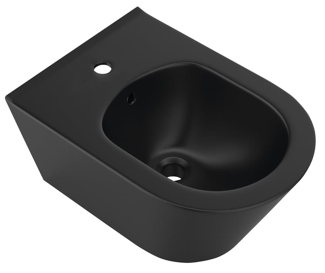 AVVA bidet wiszący 35,5x53 cm, czarny mat