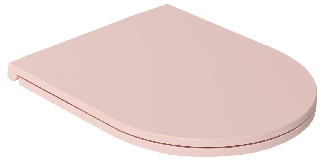 INFINITY Deska WC SLIM, Soft Close, Easy Take, Salmon