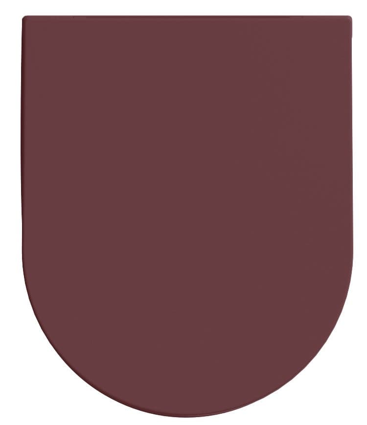 INFINITY Deska WC SLIM, Soft Close, Easy Take, maroon Red mat