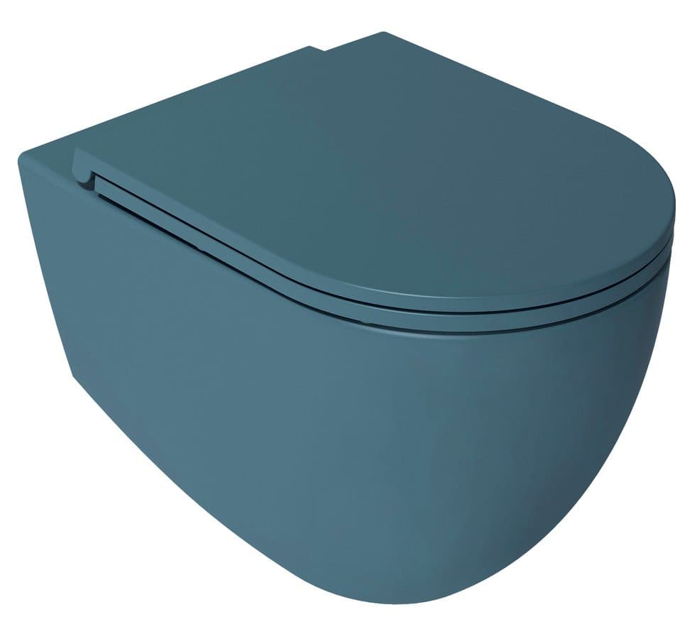 INFINITY Deska WC SLIM, Soft Close, Easy Take, Petrol mat