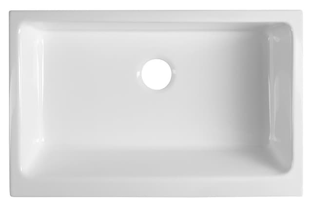 ARYA zlewozmywak ceramiczny 86x55,5 cm, biały