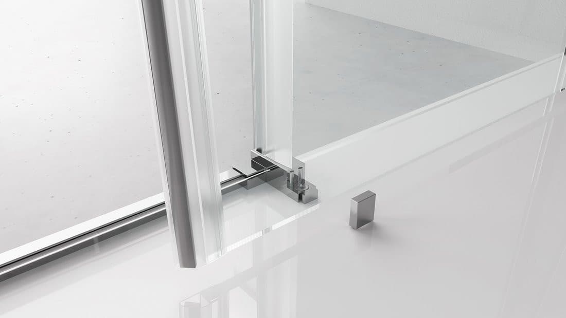 THRON ROUND kabina prysznicowa 140x70 cm z powłoką Antidrop