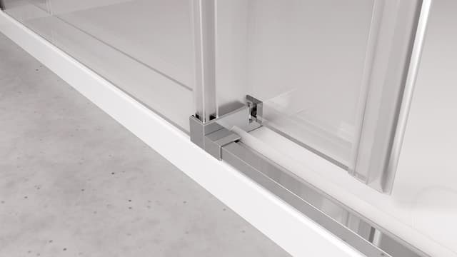 THRON ROUND kabina prysznicowa 140x70 cm z powłoką Antidrop