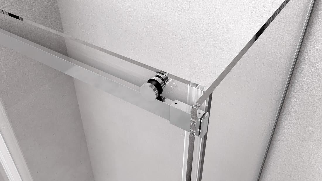 THRON ROUND kabina prysznicowa 140x70 cm z powłoką Antidrop