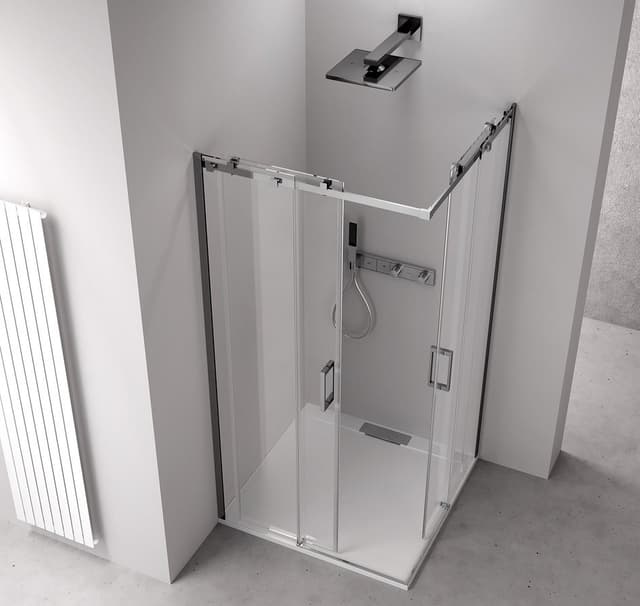 THRON SQUARE kabina prysznicowa prostokątna 1100x900mm, uniwersalne wejście