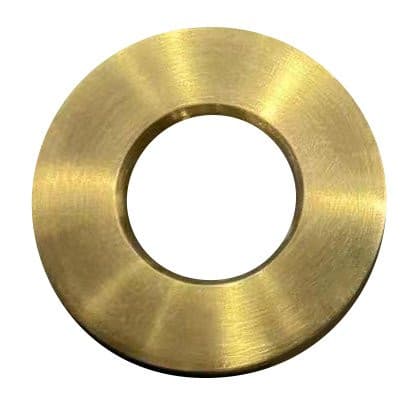 Maskownica przelewu umywalki 30 mm, metalowa, matowe złoto