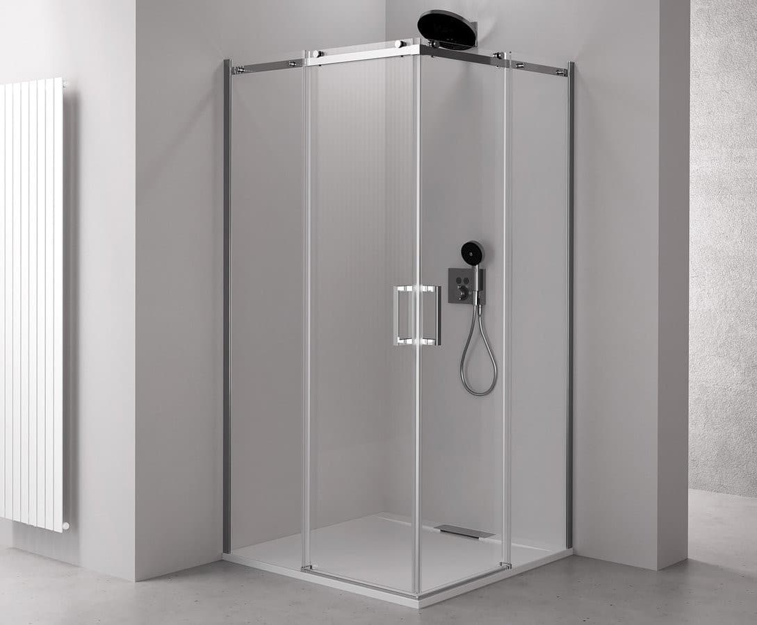 THRON ROUND kabina prysznicowa prostokątna 1100x800mm, wejście z rogu