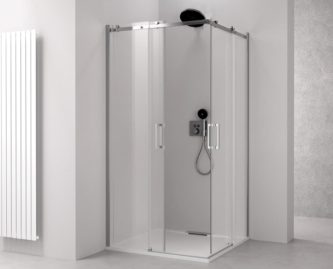 THRON ROUND kabina prysznicowa prostokątna 1100x800mm, wejście z rogu