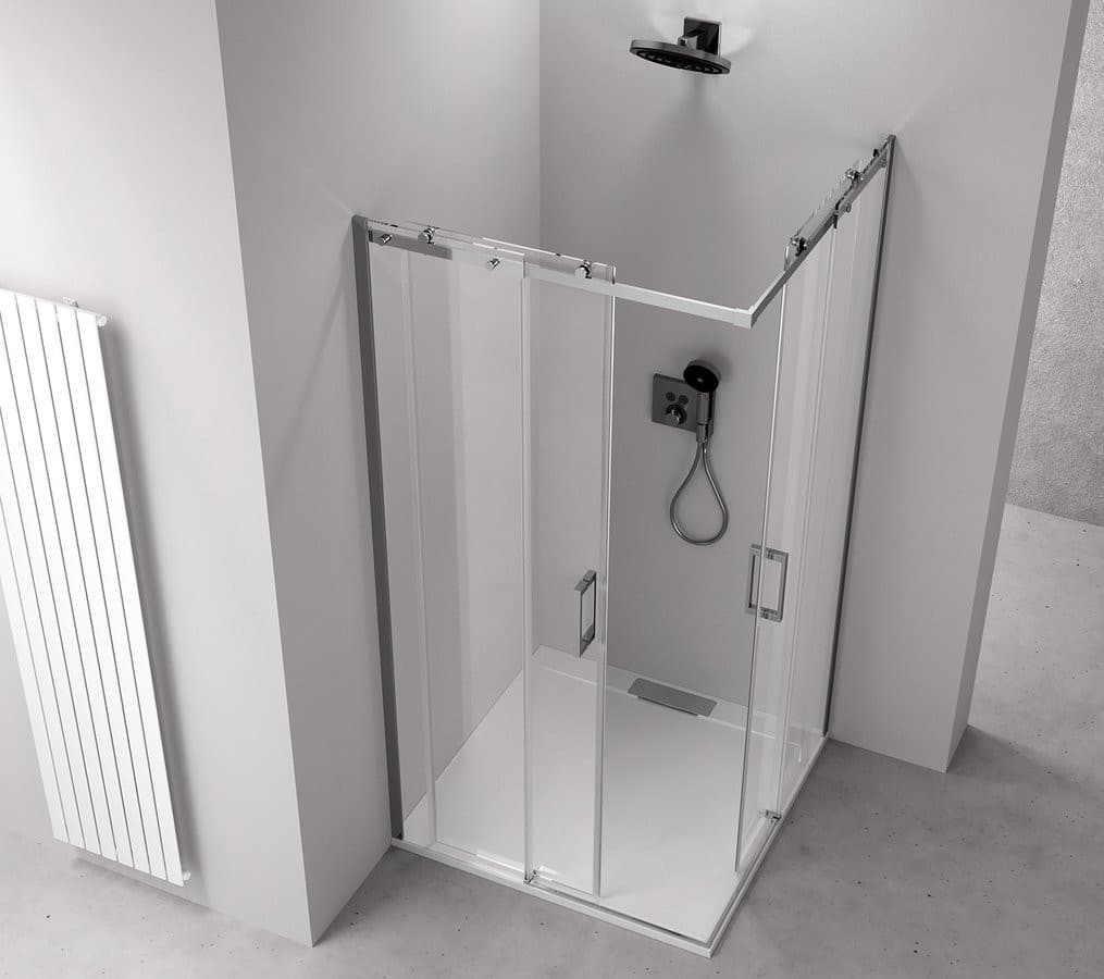 THRON ROUND kabina prysznicowa prostokątna 1100x800mm, wejście z rogu