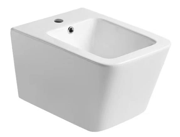 PORTO bidet wiszący, kanciasty, 36x52 cm, biały